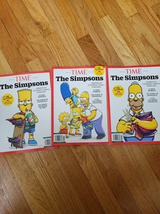 The Simpsons Time Magazine Special Edition 2025 - set of 3 - Picture 1 of 1