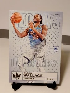 2023-24 Panini Court Kings - Works in Progress Cason Wallace #25 (RC) - Picture 1 of 4