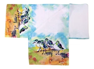 Sanderlings Birds Large 54 Inch Kitchen Dining Room Table Runner Betsy Drake - Imagen 1 de 2