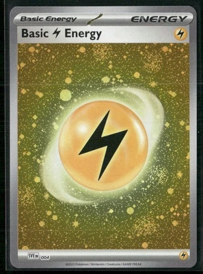 SV01: Scarlet & Violet Base Set #004 Basic Lightning Energy (Cosmos Holo) - Image 1 of 2