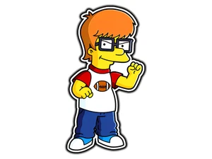 Jake Boyman Springfield Family Sticker Waterproof Vinyl Decal Die-Cut Laptop Car - Picture 1 of 1
