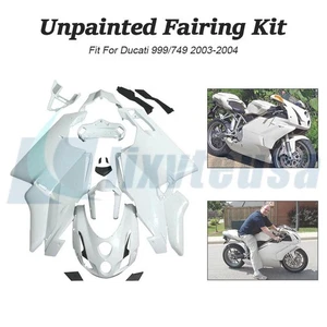 Bodywork Fairing Kit Unpainted New Injection Mold Fit For Ducati 999 749 2004 ~ - Picture 1 of 12