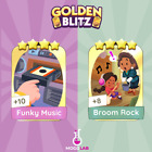 Monopoly Go! Golden Blitz - FUNKY MUSIC or BROOM ROCK⚡FAST DELIVERY⚡
