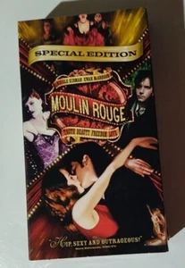 Moulin Rouge Special Edition VHS 2002 Nicole Kidman Ewan McGregor  - Picture 1 of 6