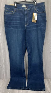 NWT LL Bean Classic Fit Jeans Women’s Size 18 Medium Wash Medium Tall 36X32 Blue - Picture 1 of 6