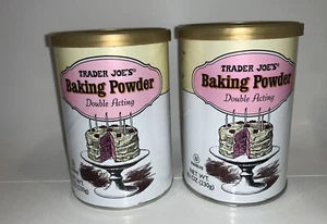 Trader Joe's Baking Powder Double Acting & Aluminum Free 8.1 Oz- 2 Pack- Fresh⭐️ - Bild 1 von 7