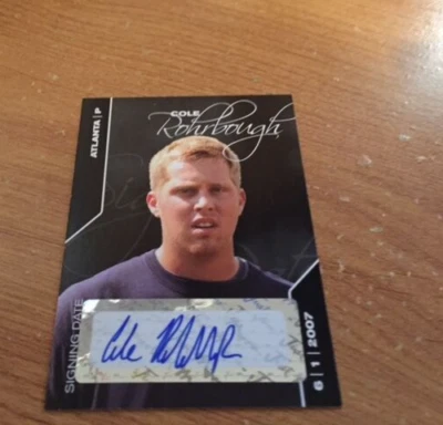 2008 Just Minors Black Edition Cole Rohrbough Autographed Card #69 13/25 - Image 1 of 2