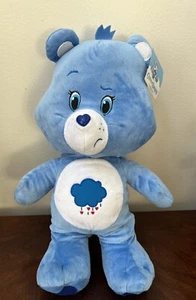 Care Bears Grumpy Bear Plush 2015 Kelly Toy 20” NEW WT  - Picture 1 of 14