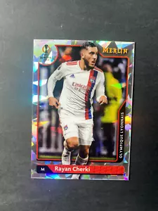 2021-22 Topps Merlin Chrome RAYAN CHERKI Atomic Refractor 054/250 UEFA Europa - Picture 1 of 2