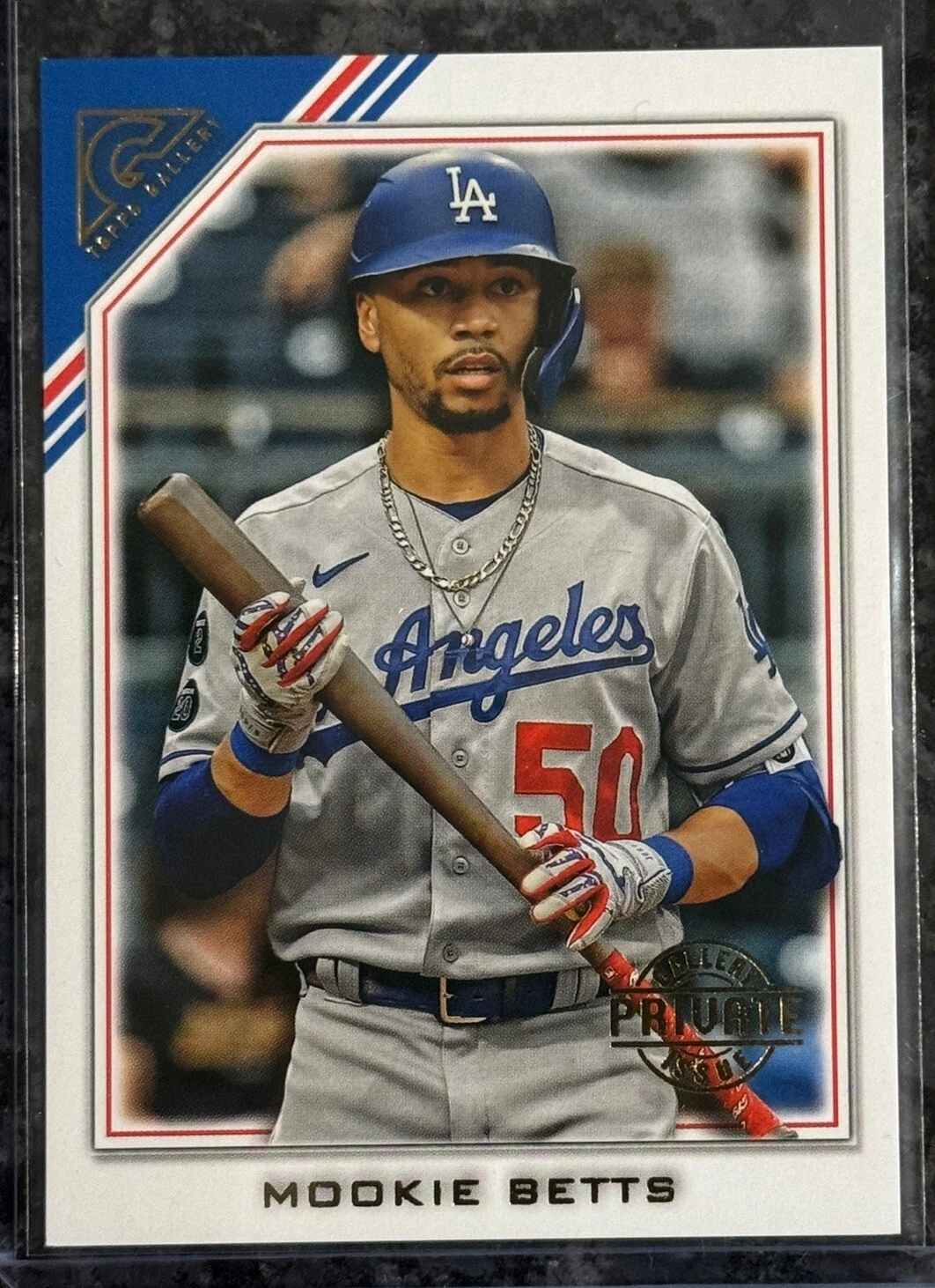 2022 Topps Gallery  MOOKIE BETTS Private Issue /250 SP Dodgers