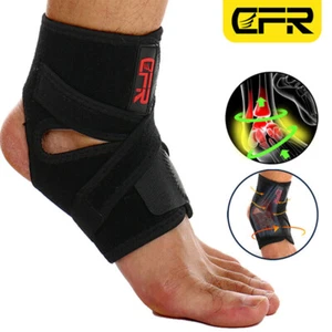 Sprunggelenkbandage Unterstützung Plantarfasziitis Schmerzlinderung Fußschlaufe Kompressionshülse - Bild 1 von 7