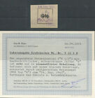 Lokal Großräschen Vorläufer V 22 I U auf Briefstück BPP-Befund (B11490)