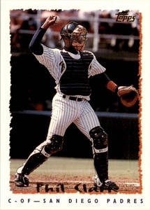 1995 Topps Phil Clark Baseball Cards #298