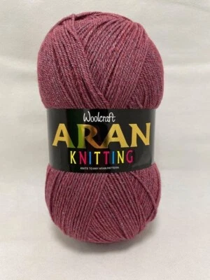 Woolcraft Aran Wool 75% Acrylic & 25% Wool Mix 400g - Image 1 of 4