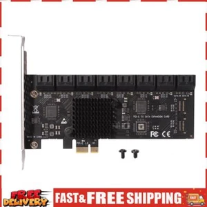 16 Port PCIE Erweiterungskarten-Controller PCIe X1 SATA3.0 Adapter 6 Gbit/s für - Bild 1 von 10