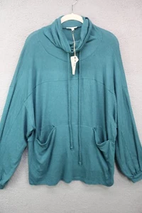 Easel Long Puff Dolman Sleeve Cowl Neck Sweater-Size Small-Oversized-Soft-NWT - Picture 1 of 11