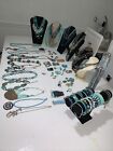 Vtg To Mod HOBO BLUE Jewelry Treasure Grab Bag Mixed Lot of 100+ ALL Wearable