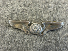 WWII US Army Air Forces Combat Crewman's Wing, Clutch Back, Marked Sterling
