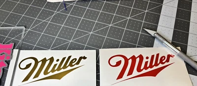 ORACAL Miller Beer Die Cut Vinyl Decal-Many Sizes/Colors