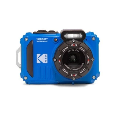 Kodak PIXPRO WPZ2 16MP 4x Zoom Tough Compact Camera - Blue - Image 1 of 4