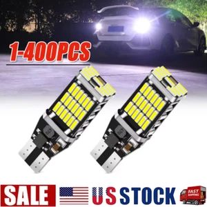 T15 921 912 LED Reverse Backup Light Bulbs W16W 916 6000K Super Bright White - Picture 1 of 8