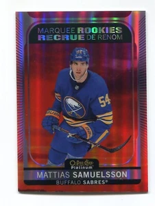 2021-22 O-Pee-Chee Platinum Sunset Marquee Rookies #264 Mattias Samuelsson (RC) - Picture 1 of 2