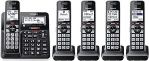 Cordless Phone with Advanced Call Block, Link2Cell Bluetooth, One-Ring Scam Ale - Zdjęcie 1 z 5