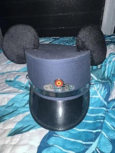 NWT Disney Parks Mickey Mouse Train Conductor Ears Hat Trolley Youth 55CM - Picture 1 of 5