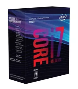 Intel Core i7-8700K, LGA 1151 V3, Hexa Core 3.7 GHz - BX80684I78700K - Picture 1 of 3