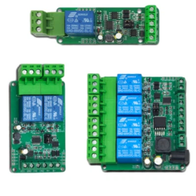 DC7-24V Modbus RTU 1/2/4 Channel Relay Module Supports RS485/TTL UART Interfaces - Image 1 of 4