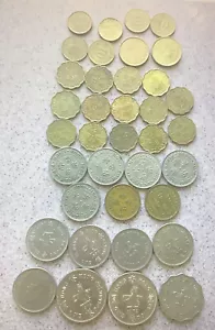 Hong Kong total 37 PCs Coins Circulated see description & photos for details - Picture 1 of 9
