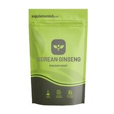 Korean Ginseng 1300mg 90 Tablets Vegan Max Red Panax Ginseng Energy Libido