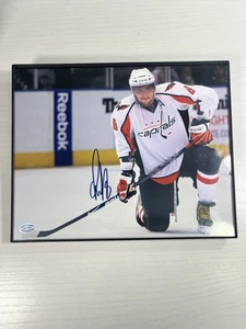 Alex Ovechkin Autographed 8”x10” FRAMED Photo GOAT!! (Greg Tucker Autographs) - Picture 1 of 4