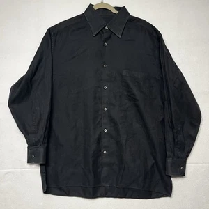 Ermenegildo Zegna Designer Luxury Casual Sports Shirt Charcoal XXL Made in Italy - Picture 1 of 13