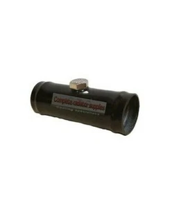 35 mm o.d Straight Radiator Hose connector with Stainless Steel Bleed Screw - Picture 1 of 3