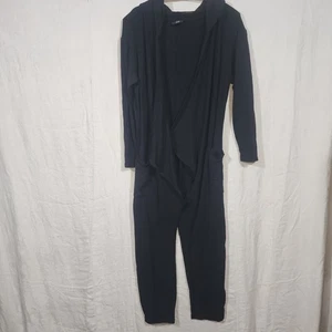 ONEPIECE Jump in as Gr. M/L Wickeloverall mit Kapuze schwarz - GÜRTEL FEHLT - Bild 1 von 7