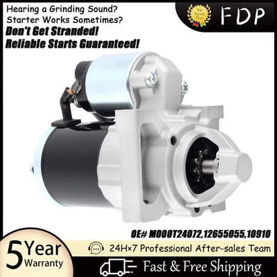 Starter For 2014-2025 Chevy Silverado Express GMC Sierra Yukon 10 Teeth 1.7KW Foto 1 de 4