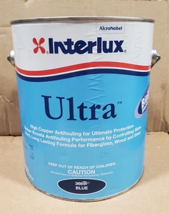 Interlux Ultra Bottom Boat Paint Blue 3669F 1 Gallon 94-3669G - Picture 1 of 3