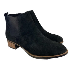 White Mountain Women's Suede Leather Side Zip Ankle Bootie - Picture 1 of 3