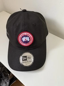 Berretto da baseball Canada Goose nero punta curva - Foto 1 di 7
