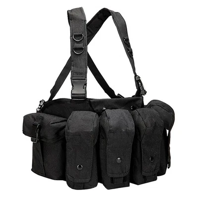 US! Tactical 5.56 Chest Rig Hunting Concealed Lightweight Utility Vest Chest Rig - Image 1 of 4