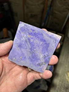 "Losa de jadeíta púrpura turca 96 g de 1/4"" de grosor" - Imagen 1 de 5