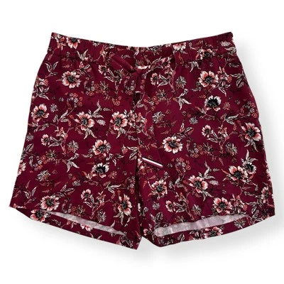 Tommy Hilfiger Mujeres Mediano Multicolor Floral Viscosa Ligero Corbata Pantalones Cortos Nuevos con Etiquetas Foto 1 de 4