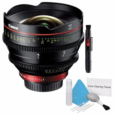 Lente Canon CN-E 14 mm T3,1 L F Cinema Prime (montaje EF) paquete de lujo 03 Foto 1 de 2