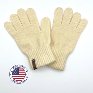 HECHOS EN EE. UU. Guantes de cachemir tejidos para mujer - Guantes de lana cálidos para clima frío - Imagen 1 de 18