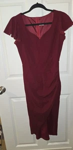 Red Cocktail Dress Size Small - Picture 1 of 3