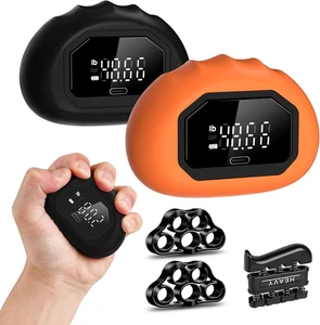 Entrenador Probador de Fuerza de Agarre, Mini Dinamómetro de Fuerza de Mano Recargable - Imagen 1 de 12
