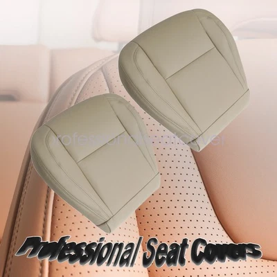 For 1998 Lexus GS300 GS400 Base Driver+Passenger Bottom Leather Seat Cover lvory - Image 1 of 4