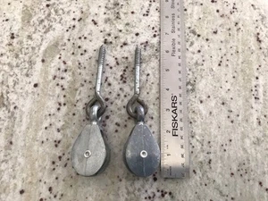 3 in swivel eye pully with attached screws (quantity of 2) - Picture 1 of 2