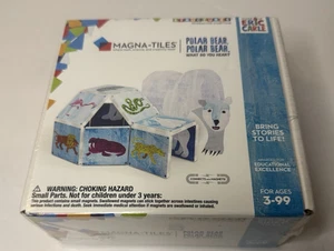 Magna -Tiles Polar Bear Double Sided 16 Piece Tile Set - Picture 1 of 1